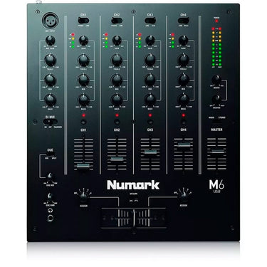 Mezcladora Numark 4 Canales P/Dj, M6usb Black